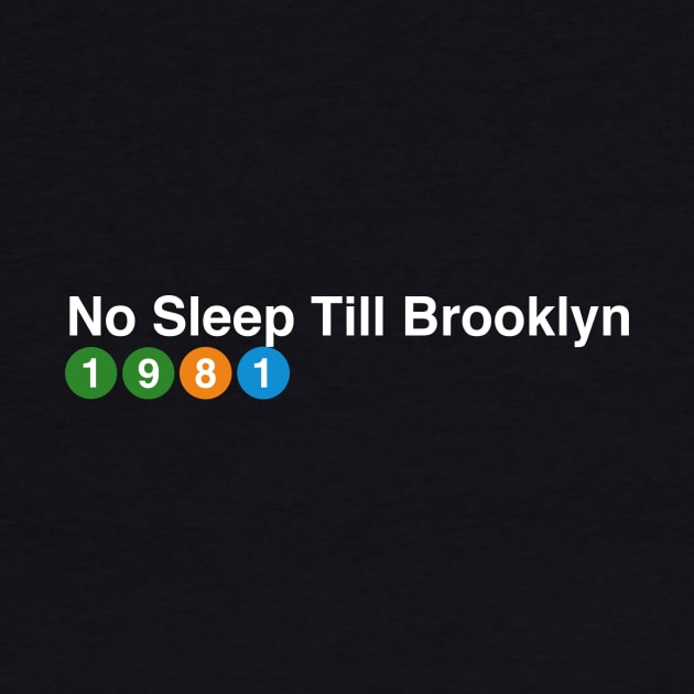 No Sleep Till Brooklyn - 1981 by LazHimself